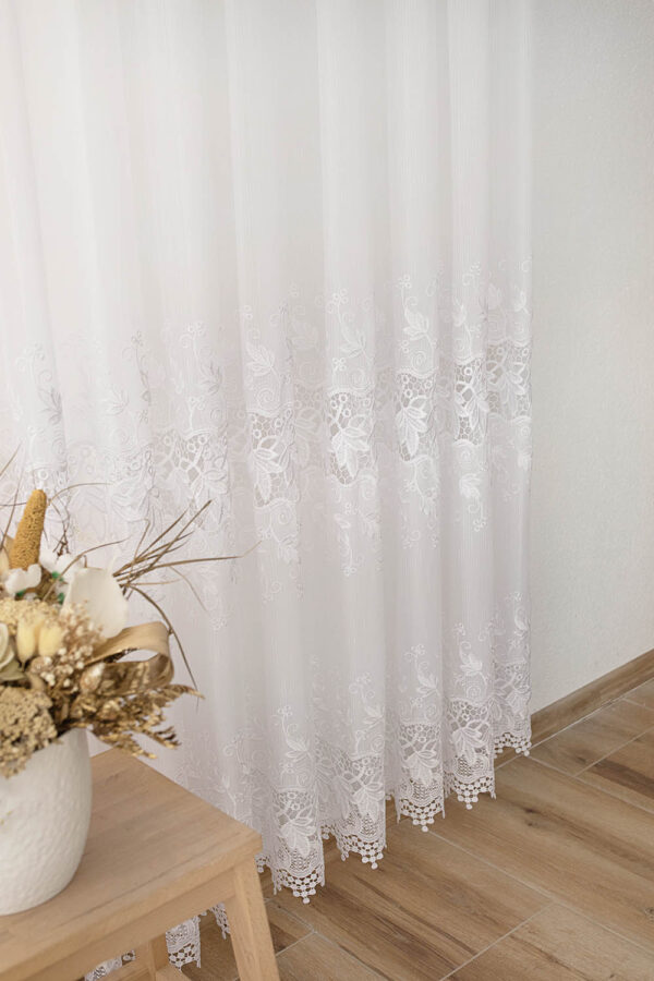 Zavjesa - Čipka list 2 reda