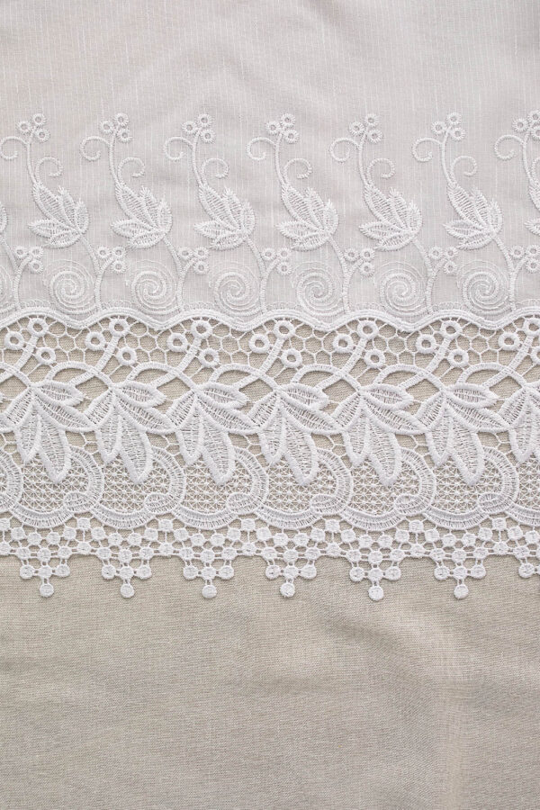 Zavjesa - Čipka list 2 reda