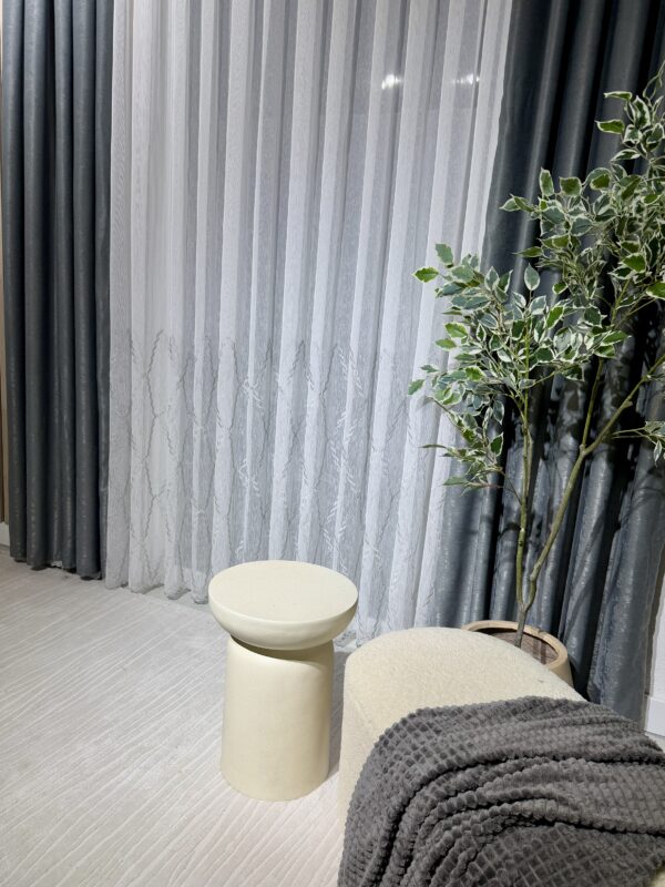 Zavjesa - Ferez srebrena